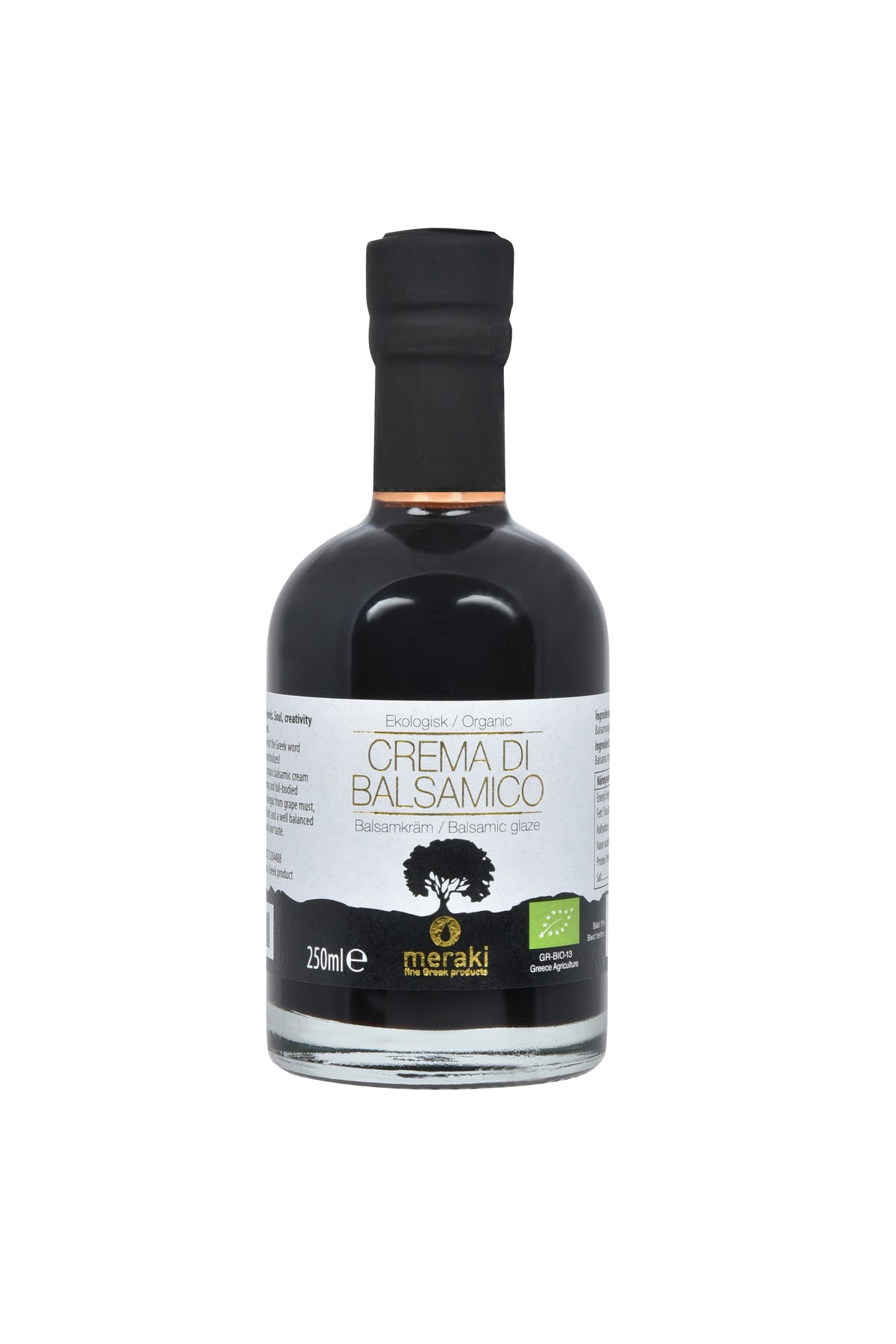 Ekologisk crema di balsamico glaze MERAKI 250ml
