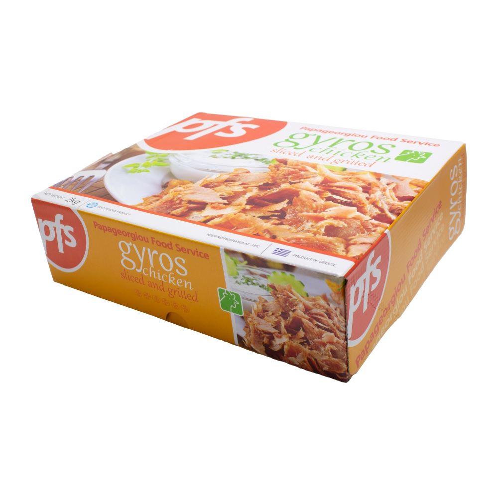 Chicken gyros pre cooked and sliced  PFS 1,5kg - NOTE! Frozen!