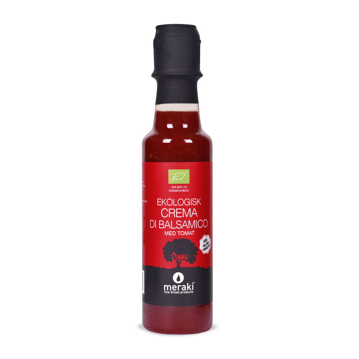 Organic crema di balsamico with tomato MERAKI 200ml pet bottle