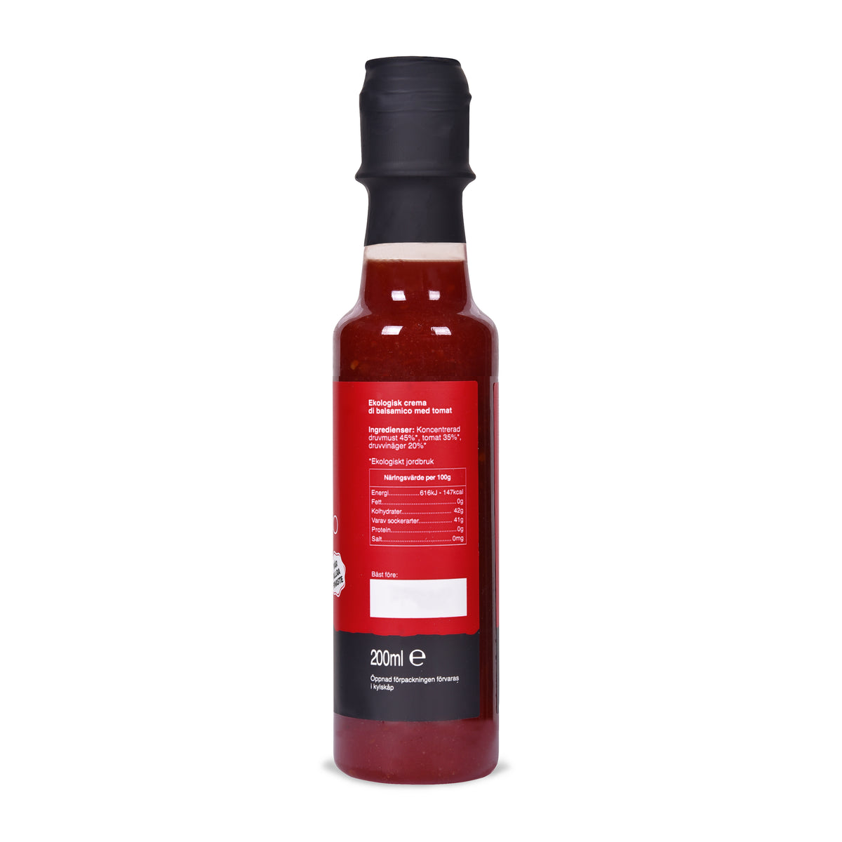 Organic crema di balsamico with tomato MERAKI 200ml pet bottle