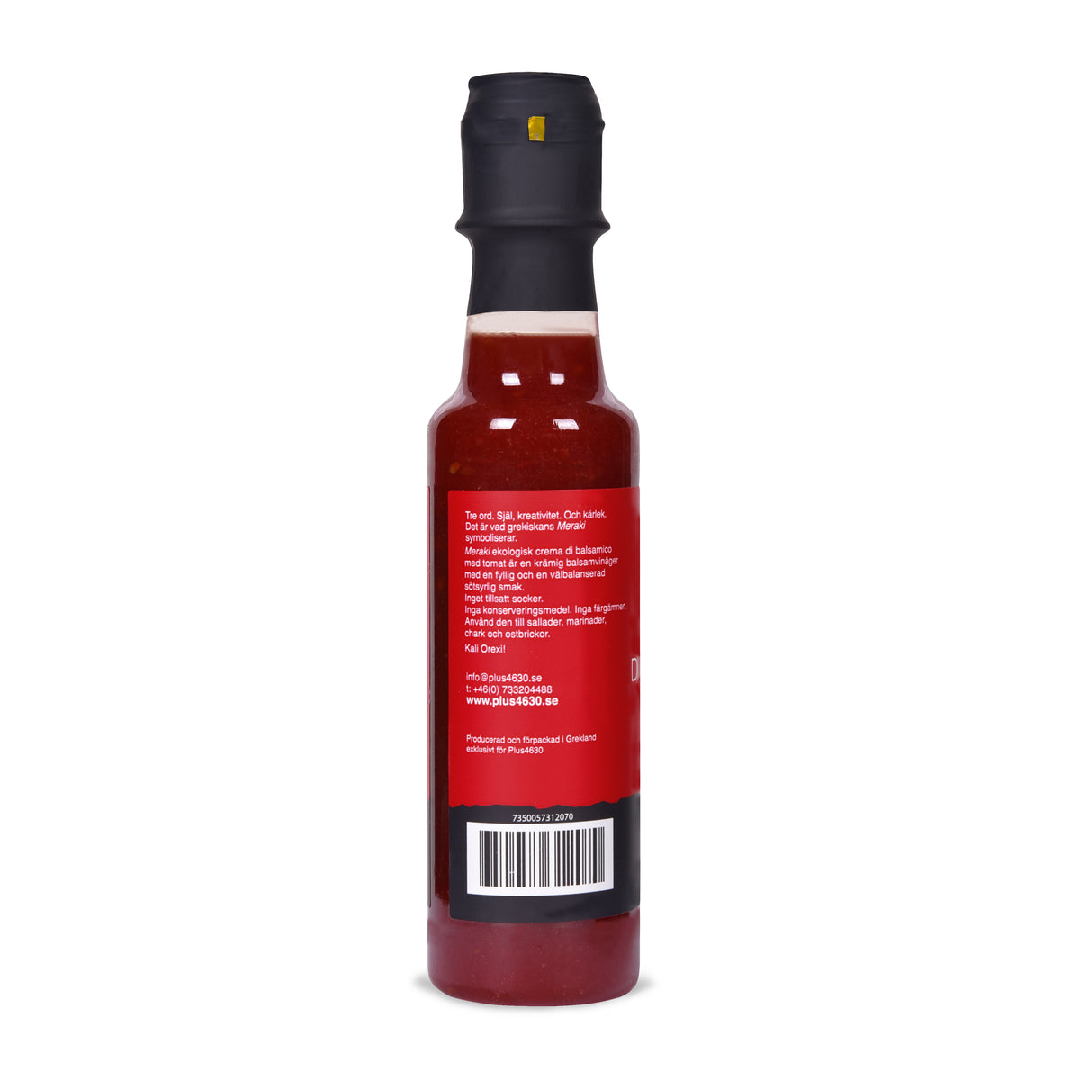 Organic crema di balsamico with tomato MERAKI 200ml pet bottle