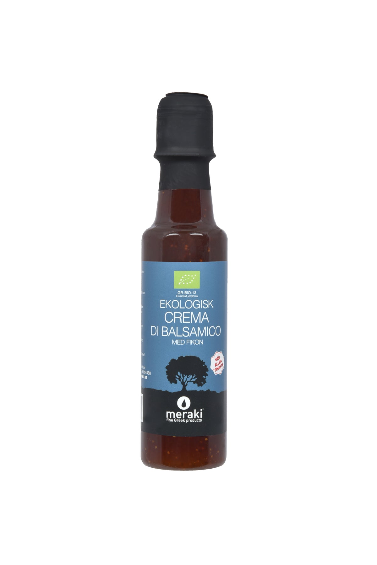 Ekologisk crema di balsamico med fikon MERAKI 200 ml PET-flaska