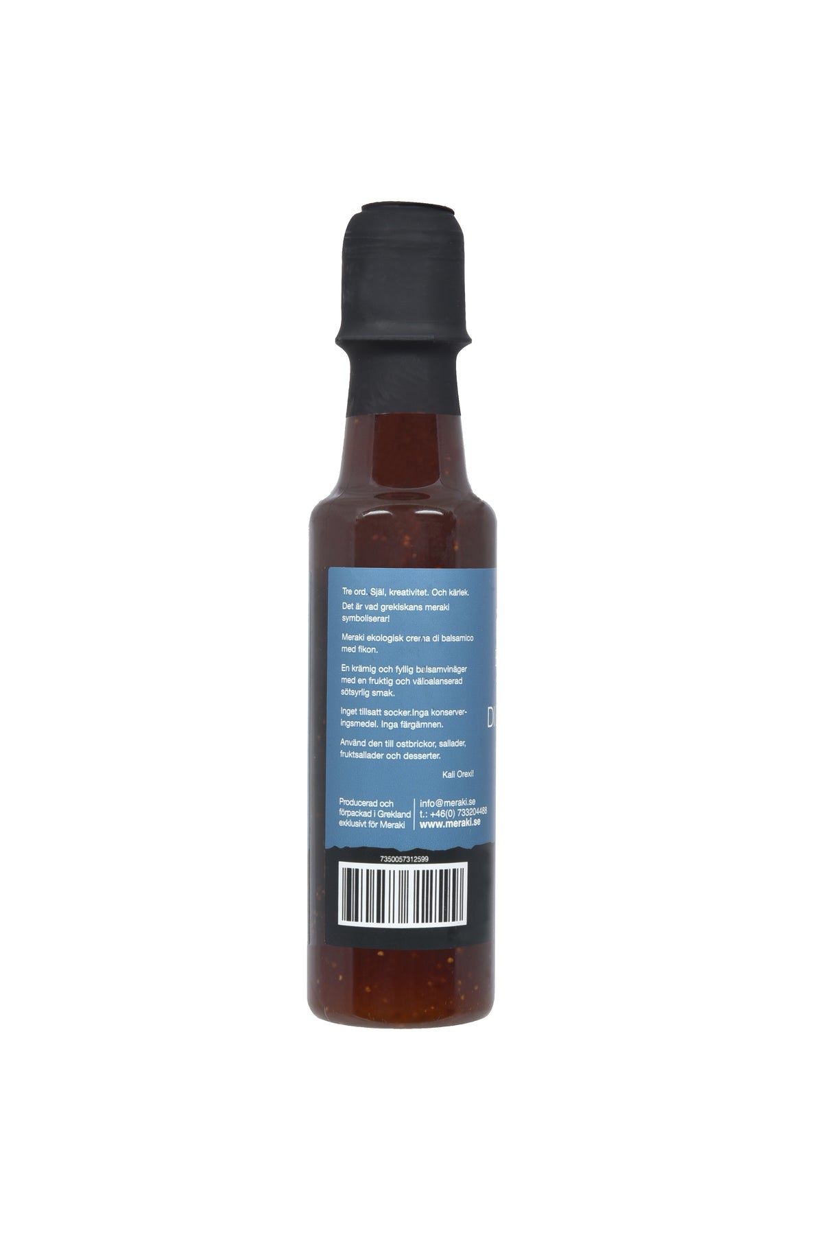Ekologisk crema di balsamico med fikon MERAKI 200 ml PET-flaska