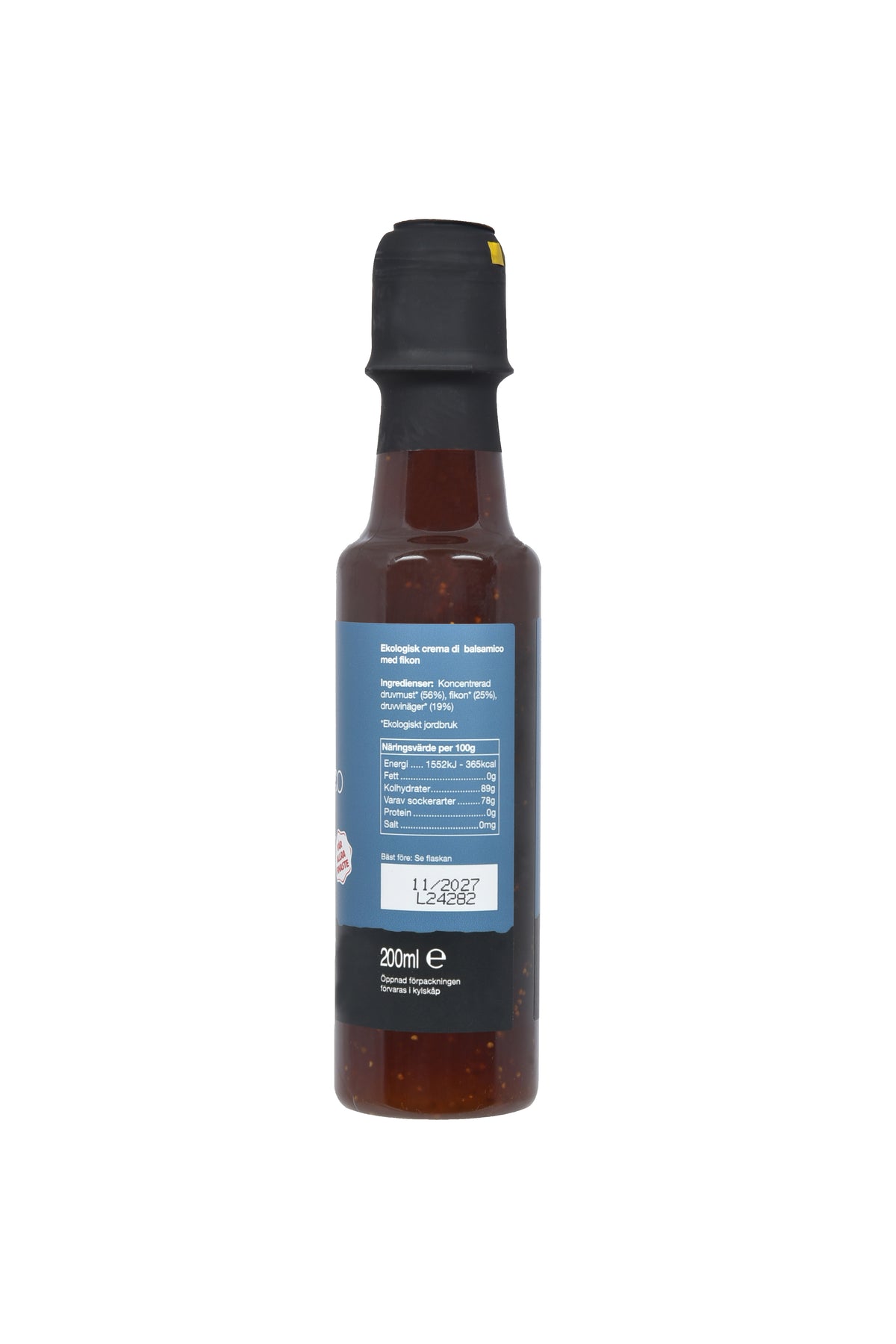 Ekologisk crema di balsamico med fikon MERAKI 200 ml PET-flaska