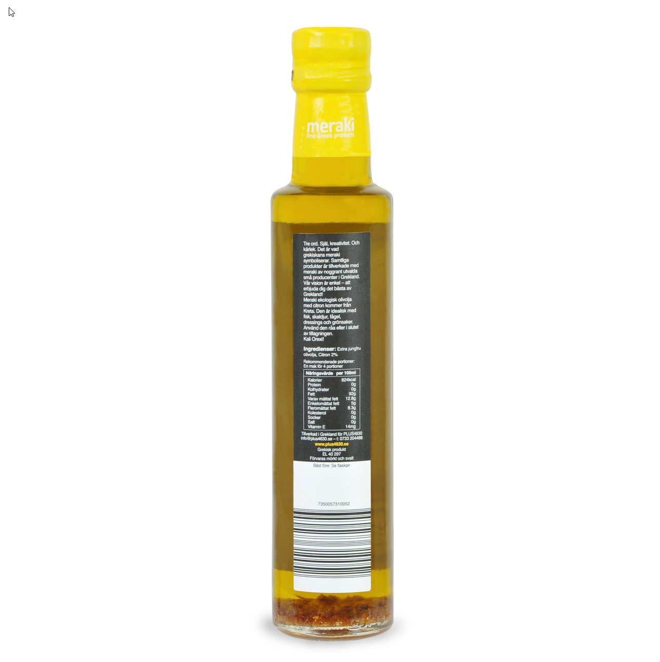 Ekologisk olivolja med citron MERAKI 250ml