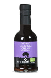 Organic crema di balsamico with honey MERAKI 200ml glass bottle