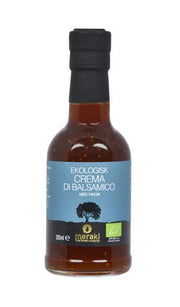 Ekologisk crema di balsamico med fikon MERAKI 200 ml glasflaska