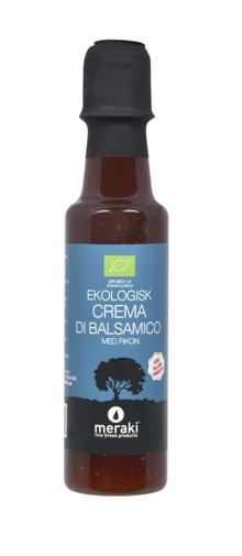 Ekologisk crema di balsamico med fikon MERAKI 200 ml PET-flaska