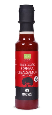 Organic crema di balsamico with tomato MERAKI 200ml pet bottle