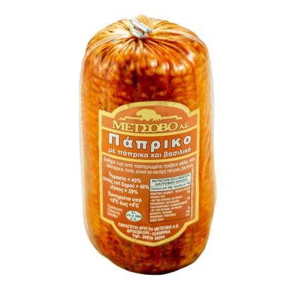 Cheese with paprika and basil from sheep and goat milk 350g METSOVO