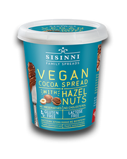 Vegansk kakao spread med hasselnöt 350gr SISINNI