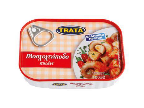 Muskbläckfisk i kryddig tomatsås TRATA 100g