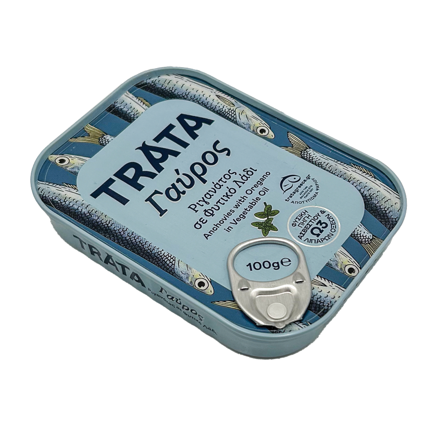 Ansjovis med oregano i olja TRATA 100g