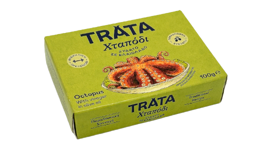 Bläckfisk i olja och vinäger TRATA 100g