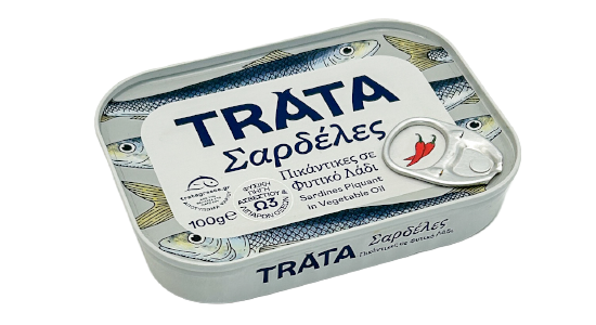Sardiner starka i olja TRATA 100g