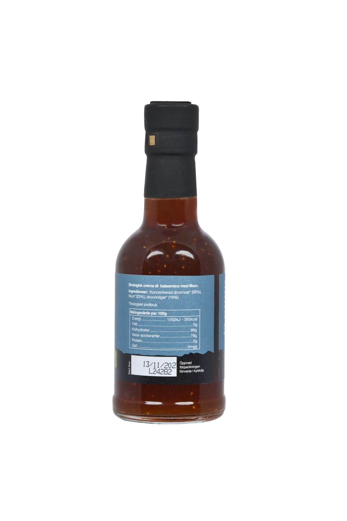 Ekologisk crema di balsamico med fikon MERAKI 200 ml glasflaska