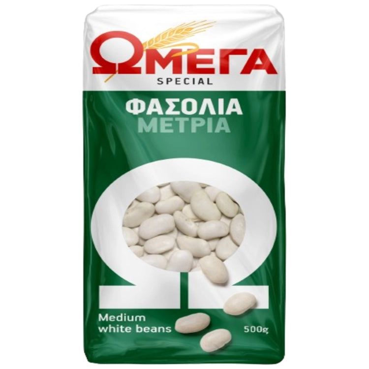 Vita bönor medium special OMEGA 500g