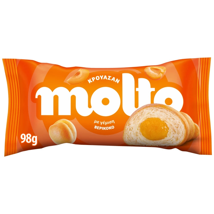 Croissant with apricot marmelade MOLTO 98g