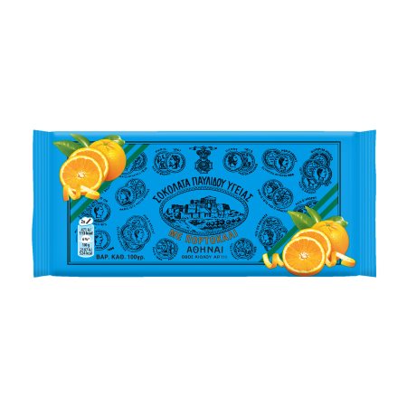 Mörk choklad med apelsinbitar PAVLIDIS 100g