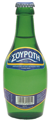 Naturligt kolsyrat vatten SOUROTI 250ml