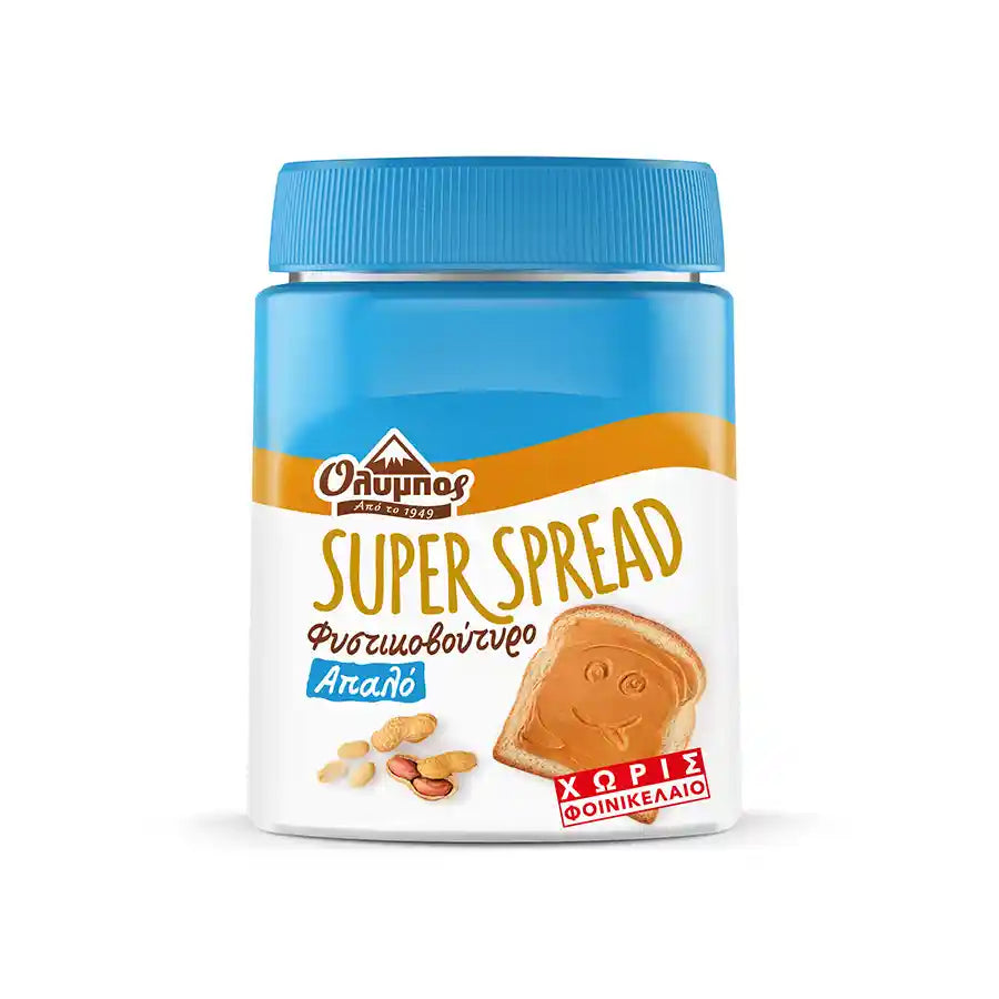 Peanut Butter smooth 350 g – OLYMPOS super spread